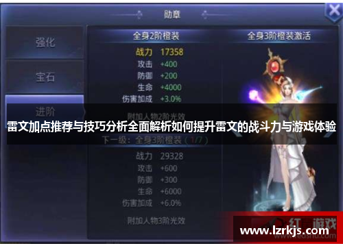 雷文加点推荐与技巧分析全面解析如何提升雷文的战斗力与游戏体验